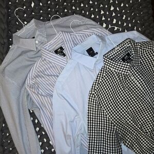 **DUPLICATE LISTING OF SOLD ITEMS** H&M men's button up shirts bundle (4 shirts)